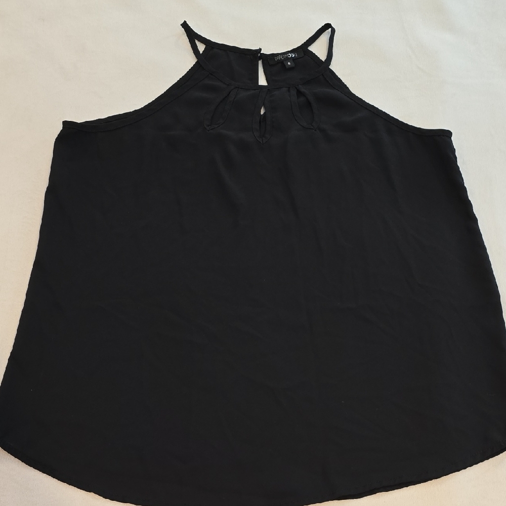 Papermoon Chic Black Tank Top